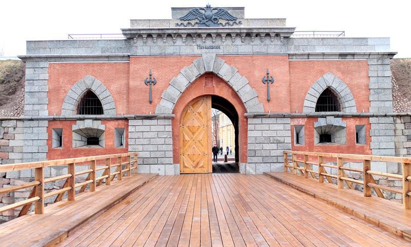 Picturesque Apartment Into Antique Fortress ダウガフピルス エクステリア 写真